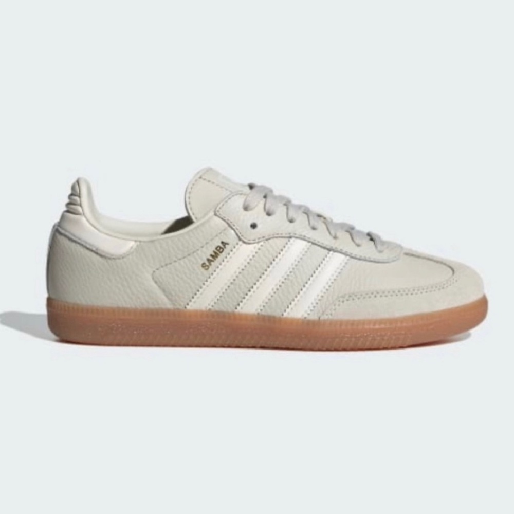 Adidas Samba OG aluminum gum / chalk and white brand new in box